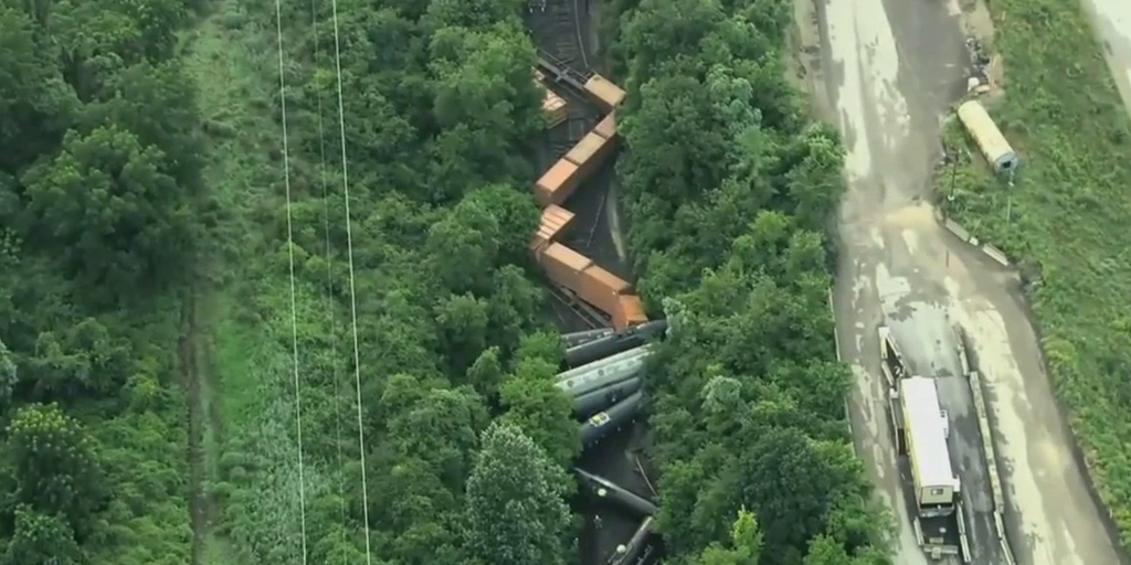 Pennsylvania train derailment that forced evacuations was caused by