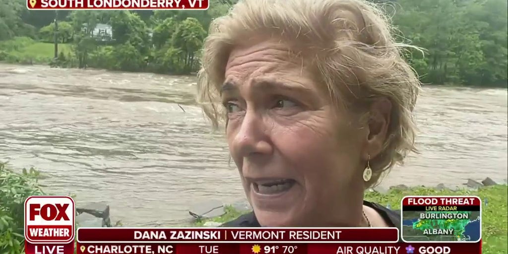 ‘Pretty scary’: Vermont resident talks to FOX Weather live on-air as ...