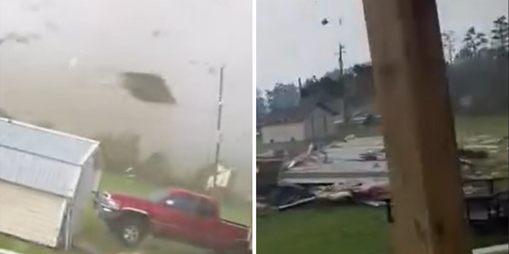 Watch as a powerful North Carolina tornado tears apart home ‘We got