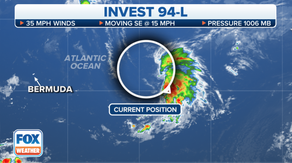 Invest 94L in central Atlantic could develop into Subtropical Storm Don late this week