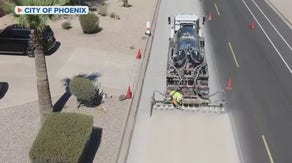 Phoenix unveils 'cool pavement' to combat scorching temps during near-record heat wave