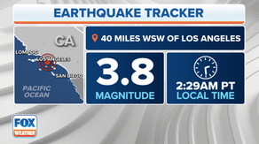 Magnitude 3.8 earthquake shakes Los Angeles residents awake early Sunday