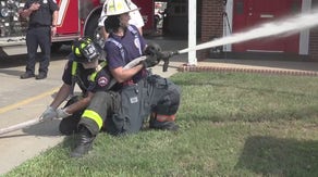 Brave firefighters face more dangers when battling blazes during extreme heat