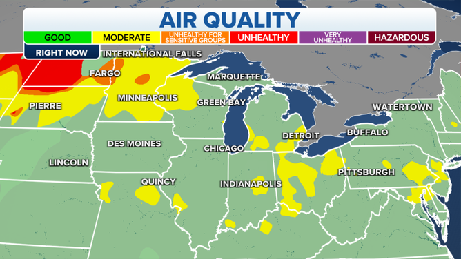 The current Air Quality Index.