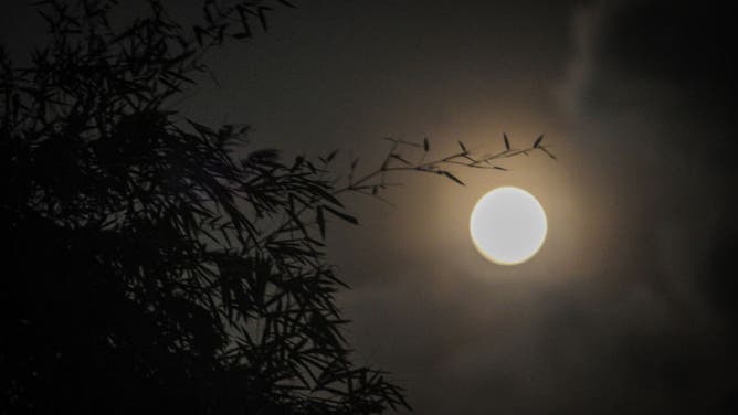 Supermoon also known as 'Buck Moon' is seen on July 3, 2022 in Mojokerto, East Java Province, Indonesia.