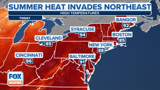 Northeast 3 Day Highs
