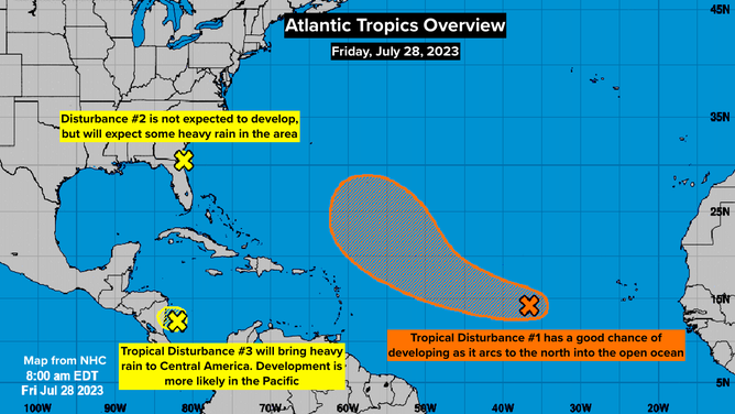 NHC Atlantic Areas to Watch