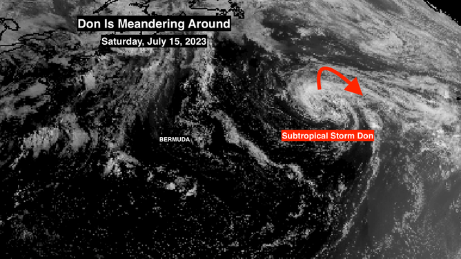 Don location as of Saturday, July 15, 2023.