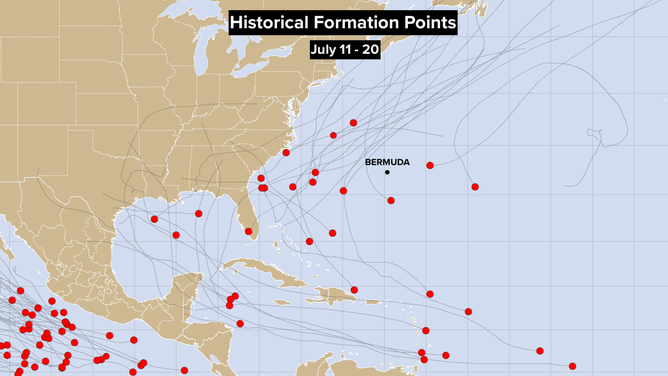 National Hurricane Center map