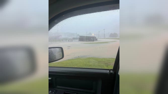 Flooding in Ackerman, Mississippi