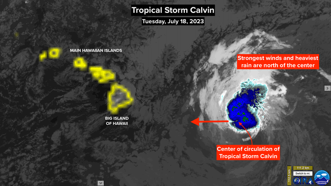 Tropical storm Calvin to hit Hawaii; bring heavy rainfall in Big Island -  The Economic Times