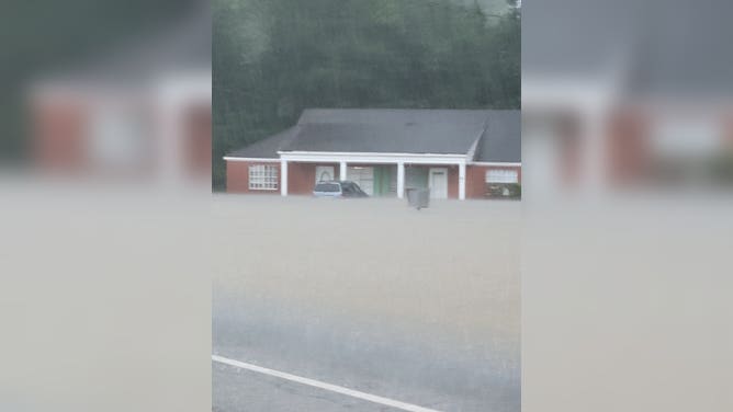 Flooding in Louisville, Mississippi