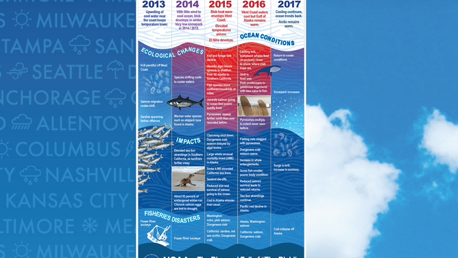 Impacts from warm water