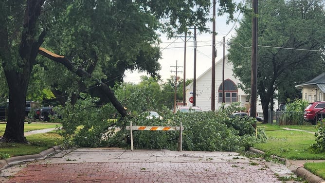 Kansas Storm damage