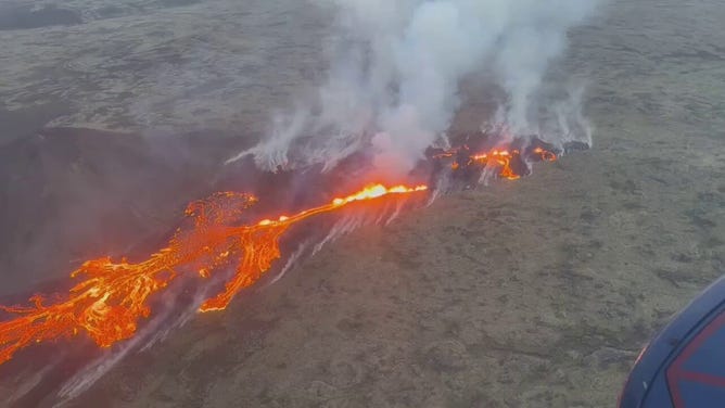 Police in Iceland restricted public access to a volcanic eruption near Grindavik on Monday, July 10, local media reported.