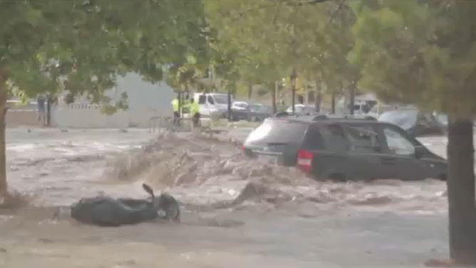 Flooding in Zaragoza