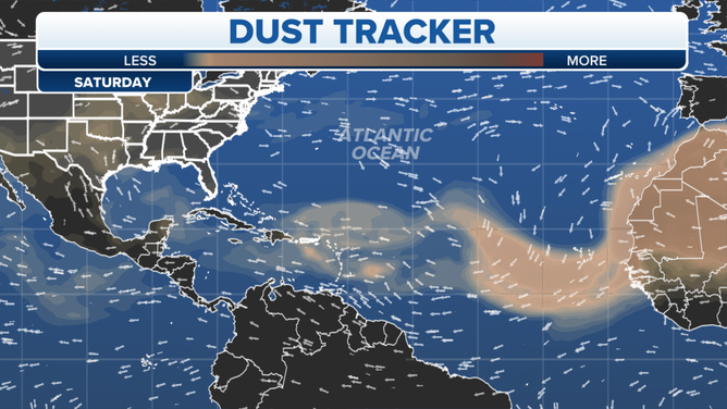 Most significant Saharan dust plume of season impacting Texas, Gulf 