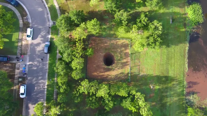Sinkhole in west-central Florida