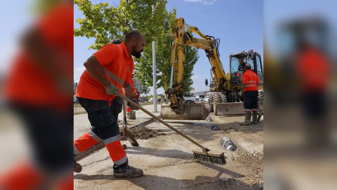 Cleanup after severe weather in Spain