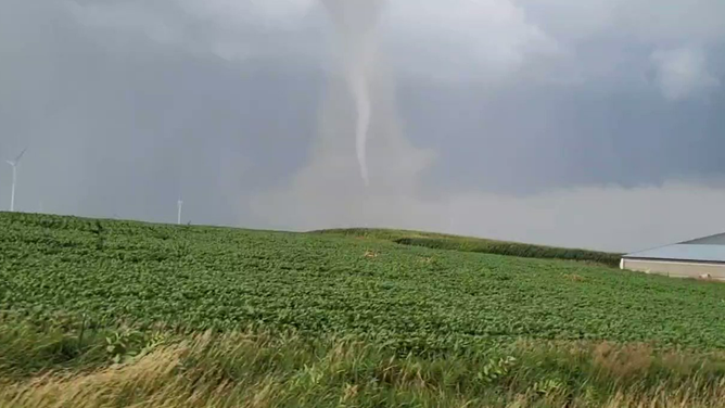 Tornado impacts Iowa on Friday evening.
