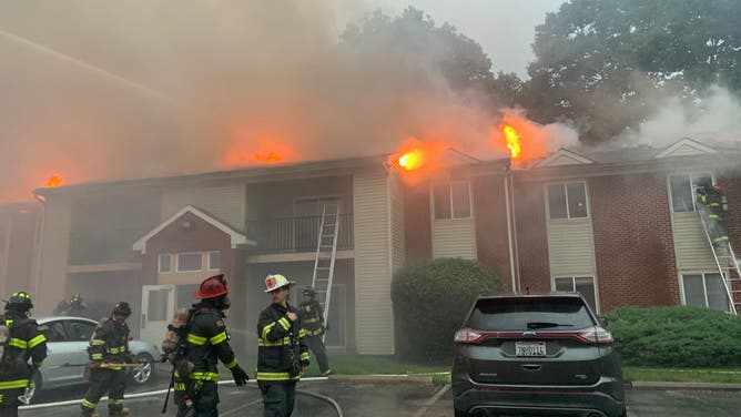 Indianapolis lightning fire