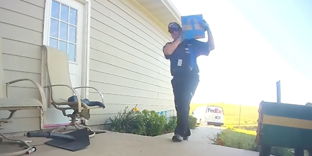 Watch What Happens When FedEx Deliveryman Encounters Rattlesnake | Fox ...