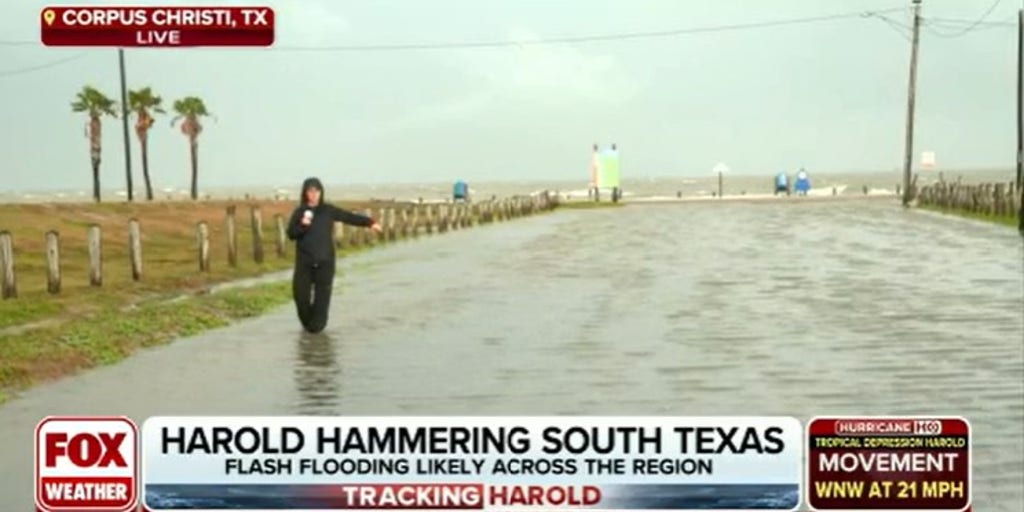 Harold weakens to tropical depression after dumping torrential rain on Texas | Fox Weather