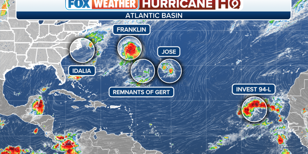 Tropical Storm Jose Joins Invest 94L In Active Atlantic As Peak ...