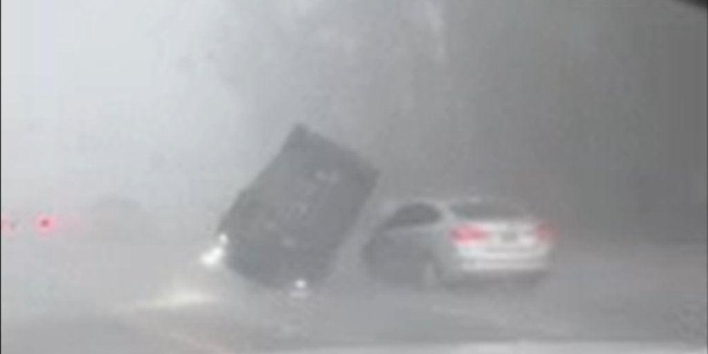 Watch Tornado spawned by Idalia flips car in South Carolina Fox