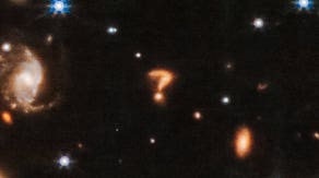 Telescope spots giant question mark floating around the cosmos