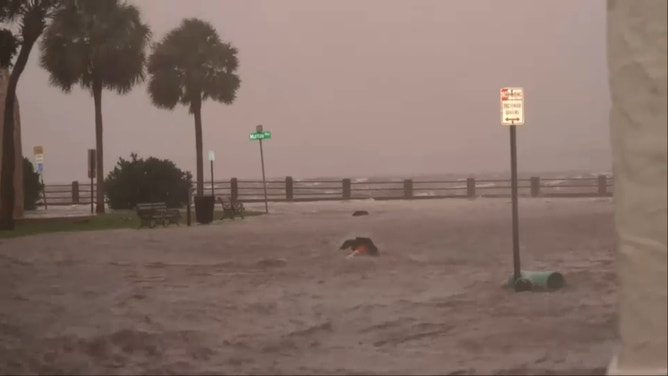 Flooding in Charleston, South Carolina. August 30, 2023.