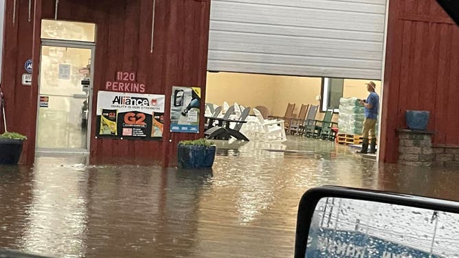 Flooding in Union City, Tennessee. August 4, 2023.