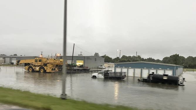 Flooding in Union City, Tennessee. August 4, 2023.