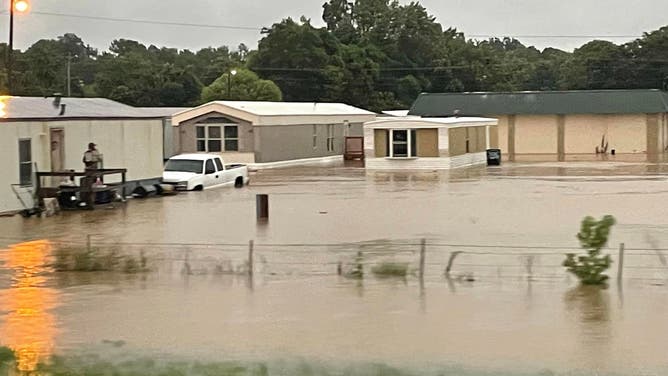 Flooding in Union City, Tennessee. August 4, 2023.