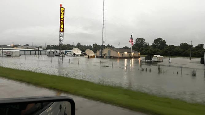 Flooding in Union City, Tennessee. August 4, 2023.