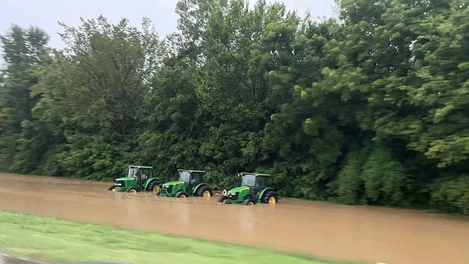 Flooding in Union City, Tennessee. August 4, 2023.