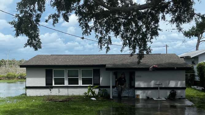 Flooding in Hernando Beach, Florida from Idalia. August 30, 2023.