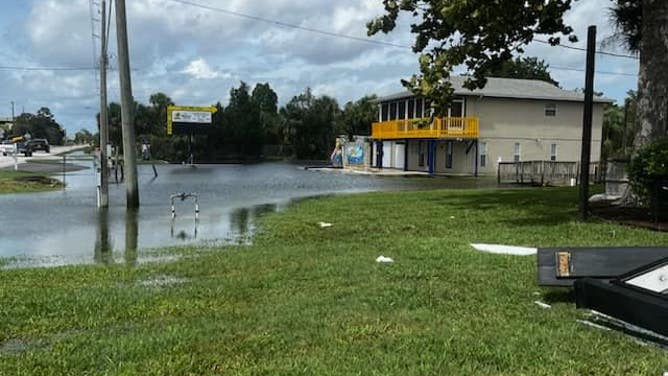 Flooding in Hernando Beach, Florida from Idalia. August 30, 2023.