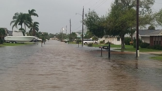 Flooding from Idalia in Charlotte County in southwest Florida.