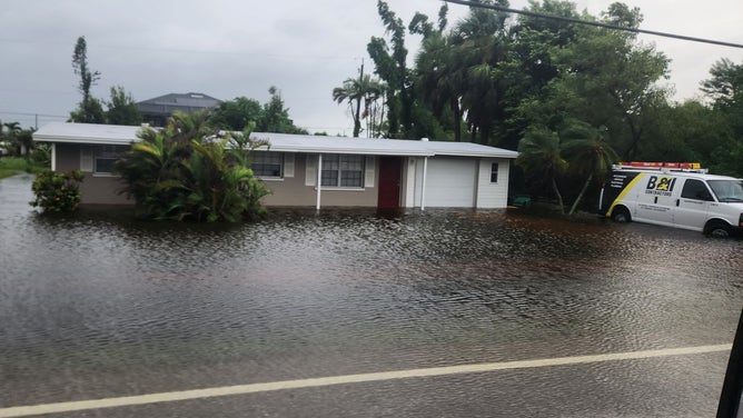 Flooding from Idalia in Charlotte County in southwest Florida.