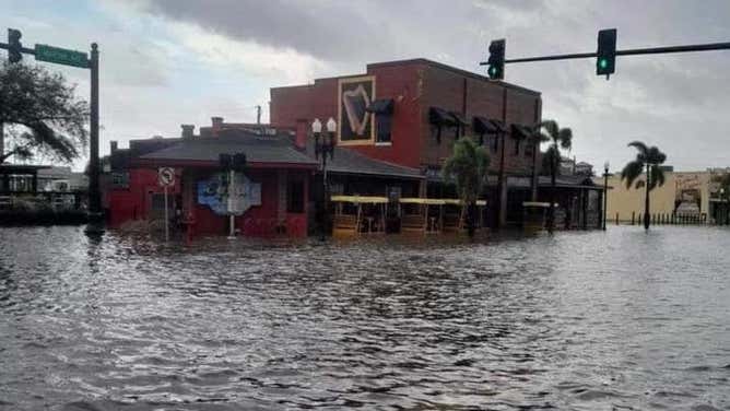 Flooding from Idalia in Charlotte County in southwest Florida.