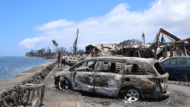 Hawaii Governor Josh Green and government officials gathered on Maui to survey wildfire damage and support affected individuals.
