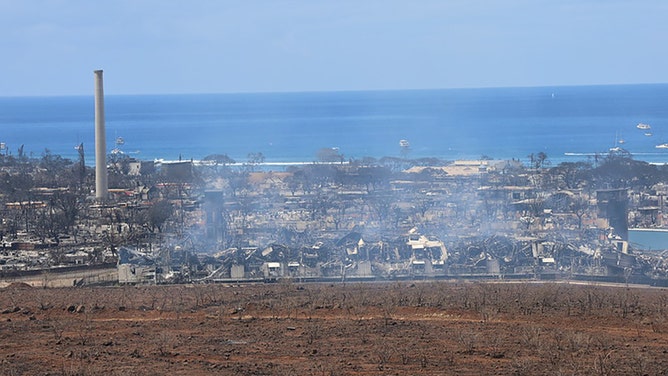 Hawaii Governor Josh Green and government officials gathered on Maui to survey wildfire damage and support affected individuals.