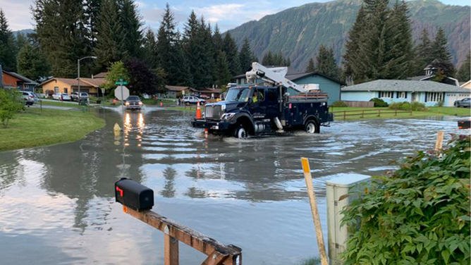 A major release at the Suicide Basin in Juneau, Alaska, sent water rushing into Mendenhall Lake and River leading to significant and historic flooding on Saturday.