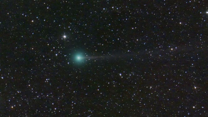 Comet Nishimura, as imaged on Aug. 18 from June Lake, California.