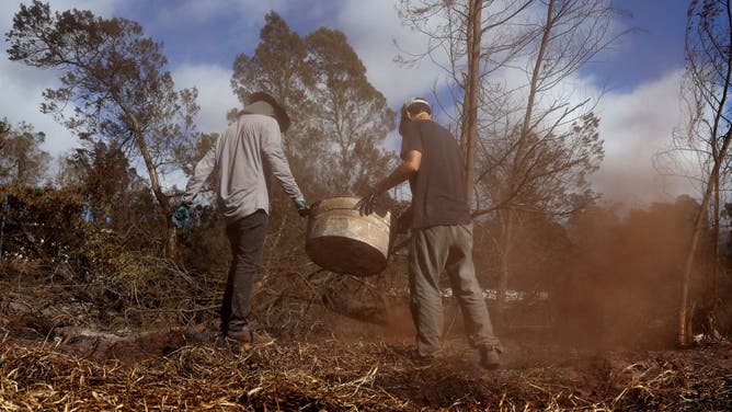 Ash Pits Hide Dangerous Burning Embers Even After Wildfires Are 