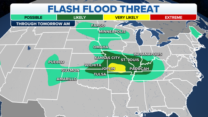 Flash flood threat forecast.