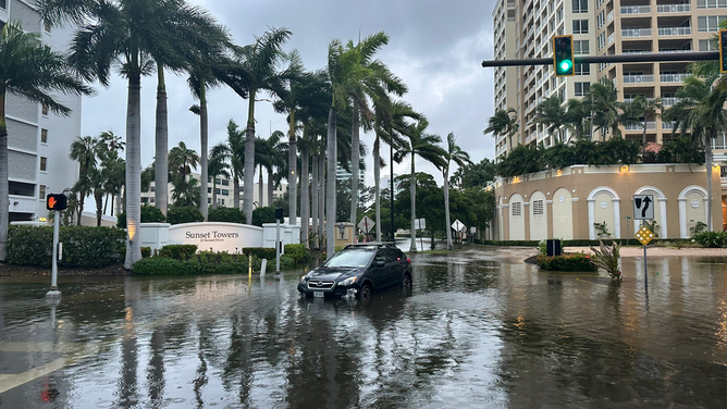 Roads along the Bayfront and in the downtown Sarasota area have been flooding due to Hurricane Idalia.