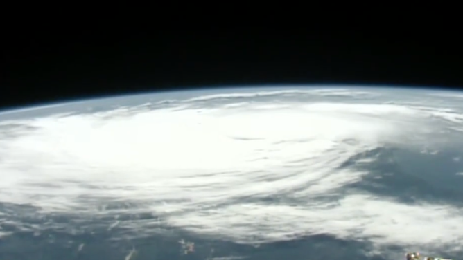 NASA video shows the view from the International Space Station of Hurricane Idalia over Florida and Georgia on Wednesday, August 30, 2023.