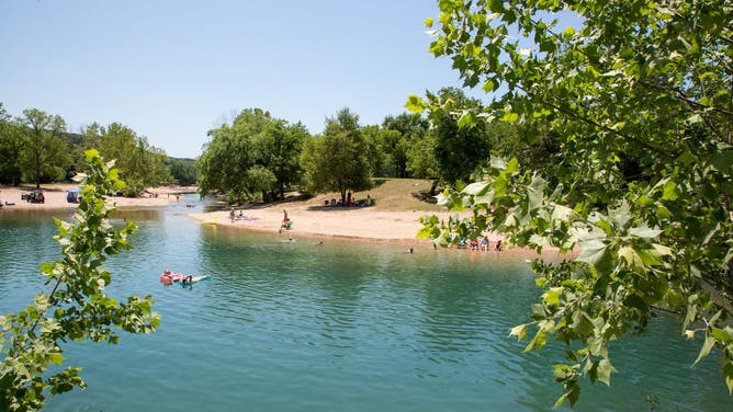 Blue Hole Park near Salina, Oklahoma.